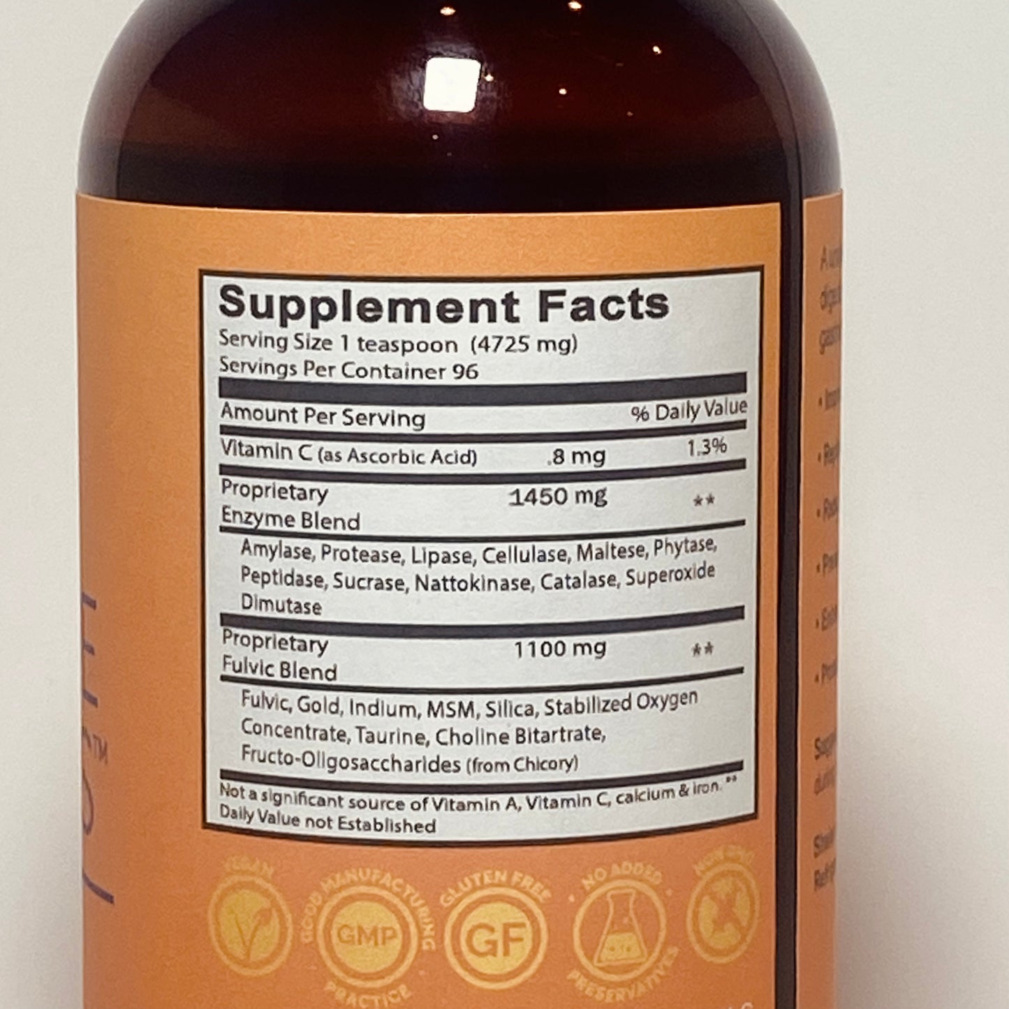 Digestive Enzymes, 8 oz by Ambaya Gold