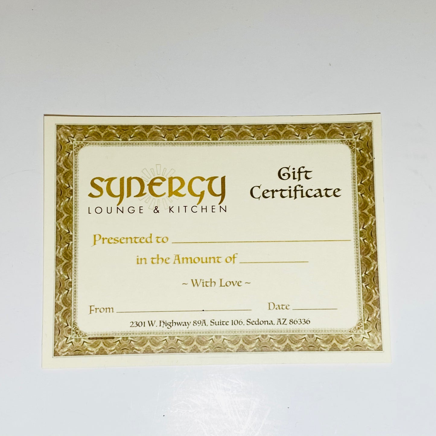 Gift Certificates