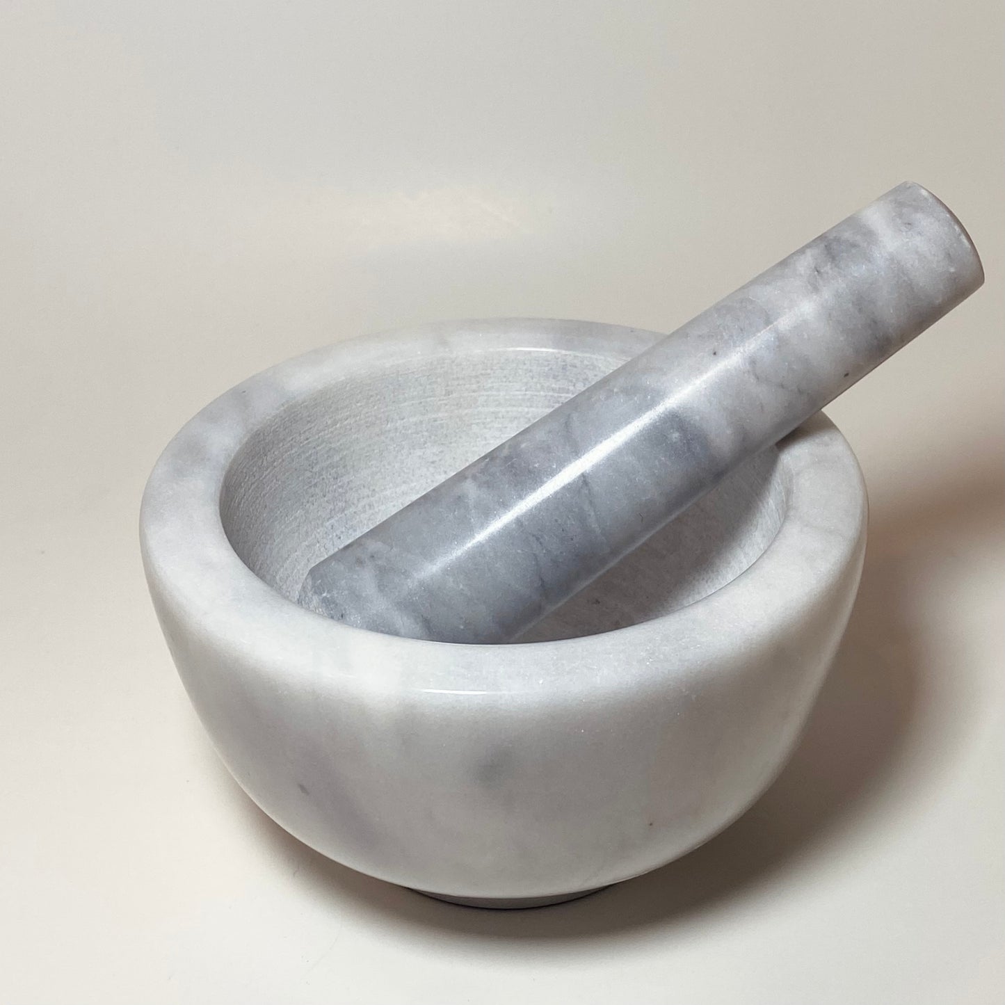 Mortar and Pestal - White Marble